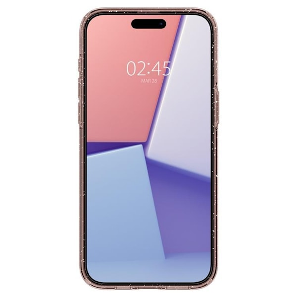 Spigen Mobilskal till iPhone 15 Pro Max Liquid Crystal - Rosa Rosa