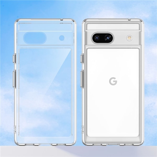 Google Pixel 7a Mobilskal Acrylic Shockproof TPU - Clear