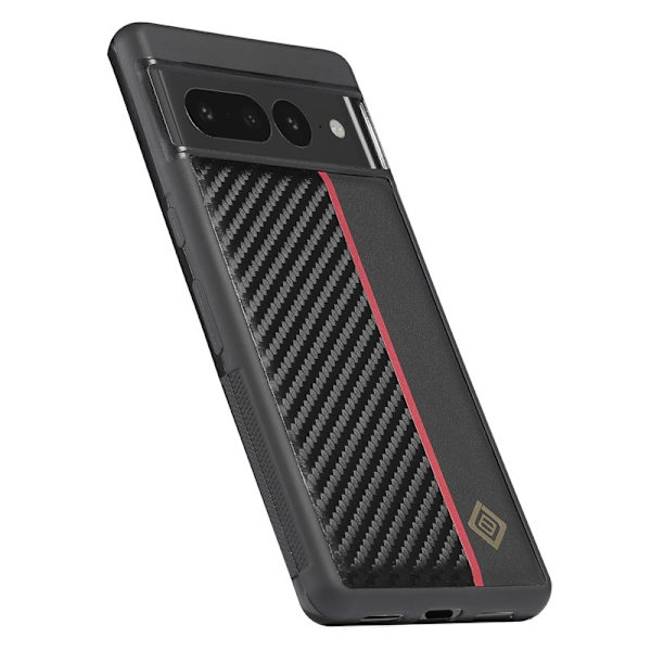 LC.IMEEKE Google Pixel 7 Pro Plånboksfodral Konstläder - Svart