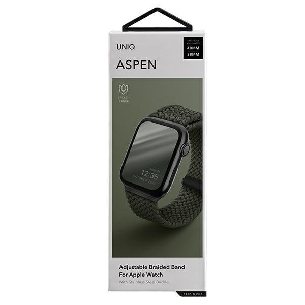 UNIQ Aspen Strap Apple Watch 40 / 38 / 41mm -  Grön Grön