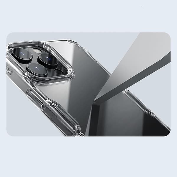 Nillkin Mobilskal till iPhone 16 Pro Nature Pro - Transparent/Vit Transparent