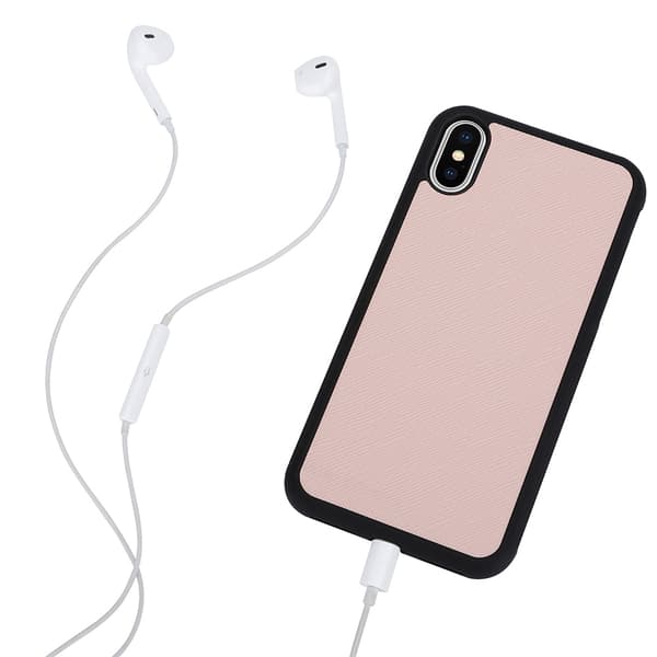 Boom Saffiano skal till iPhone X/XS - Rosa Pink