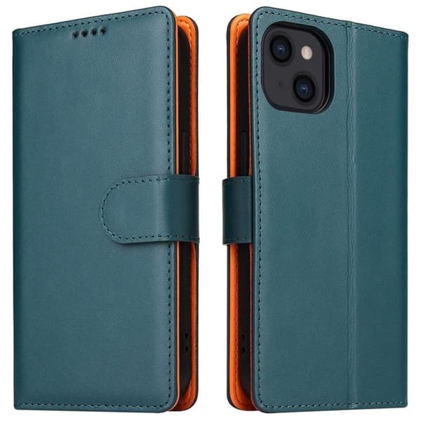 iPhone 14 Pro Pungeetui Dual Flip - Grøn Grön