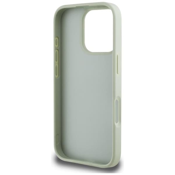 Guess Mobilskal till iPhone 16 Pro Max Grained Big 4G Small Classic Logo - Grön Grön