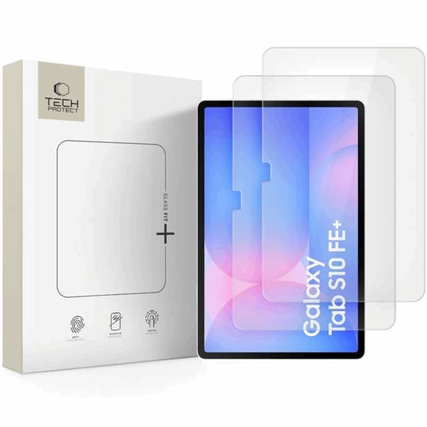 Tech-Protect [2-Pack] Galaxy Tab S10 FE Plus Härdat Glas Skärmskydd Transparent