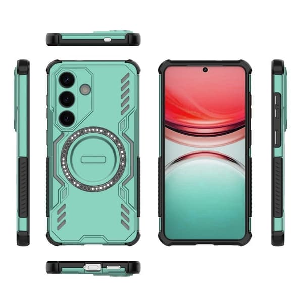 WANLONFENG Mobilskal till Samsung Galaxy S26 Plus PC TPU DJ Serie - Grön