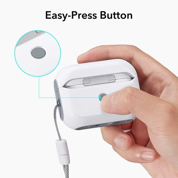 ESR Magsafe Airpods Pro 1/2 Skal Orbit Halolock - Vit Vit