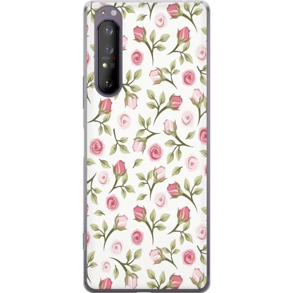 Telefontaske til Sony Xperia 1 II med blomster
