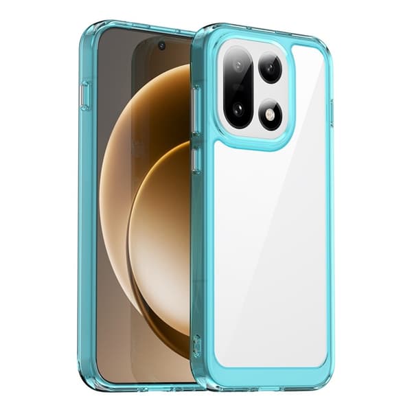Mobilskal till OnePlus 15 5G TPU + Acrylic Protective - Blå Transparent