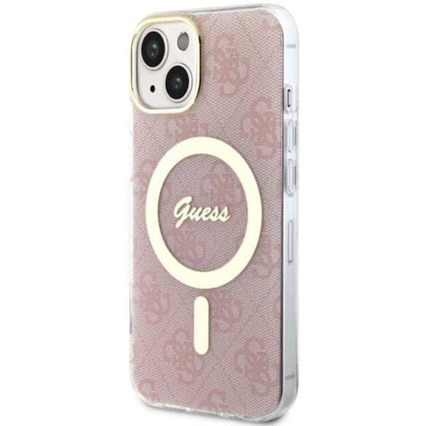Guess Mobilskal till iPhone 14 Plus MagSafe - Rosa