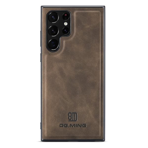 DG.Ming Mobilskal för Samsung Galaxy S26 Ultra Konstläder PC + TPU - Kaffe