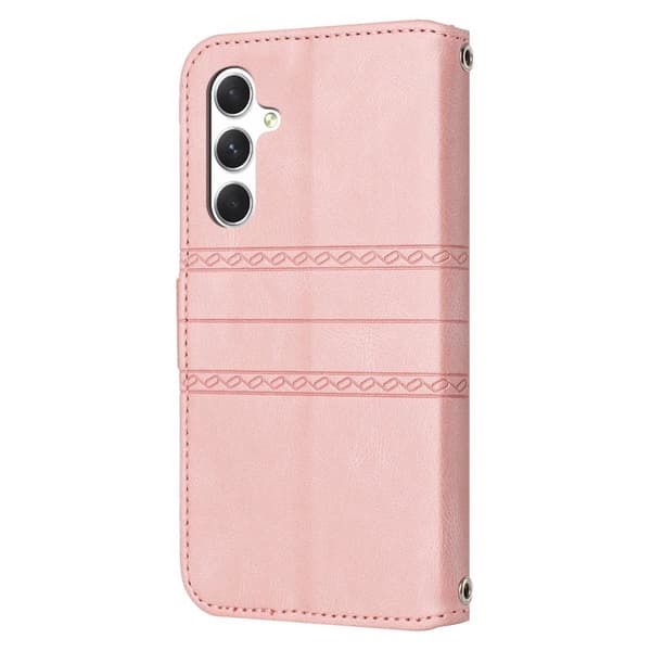 Plånboksfodral för Samsung Galaxy S26 Plus Konstläder - Rosa