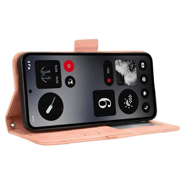 Nothing CMF Phone 1 Plånboksfodral Läder - Rosa Rosa