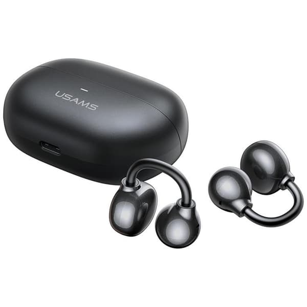USAMS In-Ear Hovedtelefoner Bluetooth Clip-on Echo R02 - Grå Grå