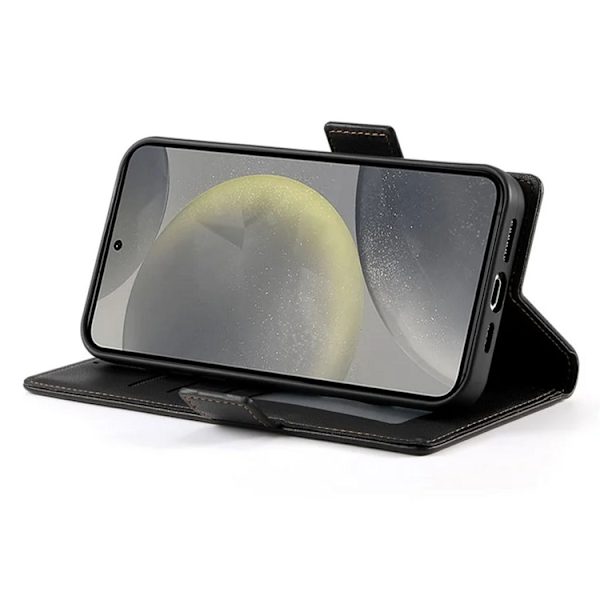 Galaxy S25 Plånboksfodral - Svart Svart