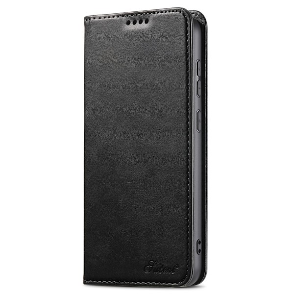 SUTENI Galaxy S23 Plus Plånboksfodral Kickstand Flip - Svart