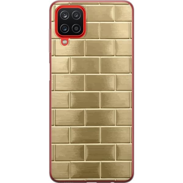 Mobilcover til Samsung Galaxy A12 med Gyldne Mursten