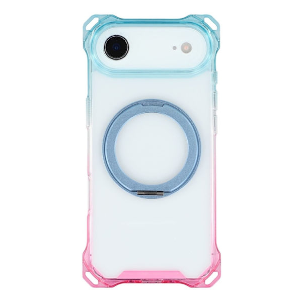 Mobilskal till iPhone Air MagSafe Kickstand - Gradient Blå / Rosa Blå