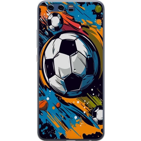 Mobilcover til Huawei P10 med Fodbolde