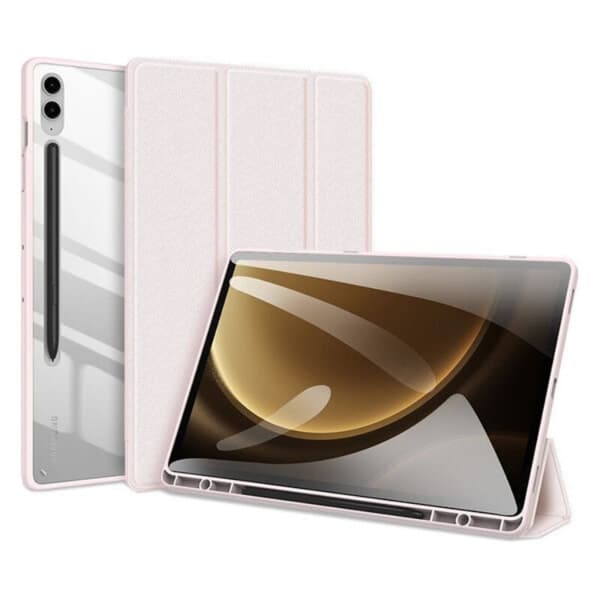 Dux Ducis Galaxy Tab S9 FE Plus Fodral Toby - Rosa Rosa