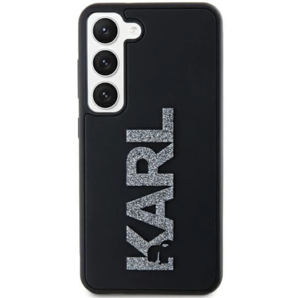 Karl Lagerfeld Galaxy S23 telefoncover 3D gummiglitterlogo