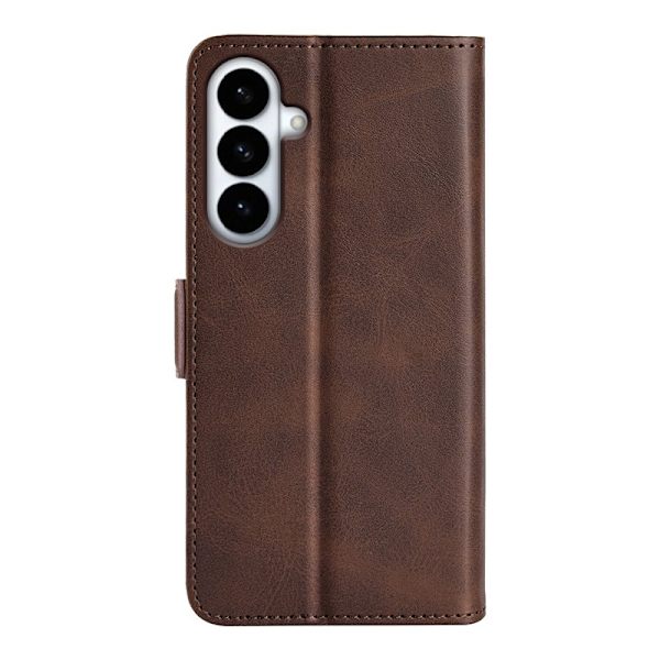 Plånboksfodral för Samsung Galaxy S26 Plus Konstläder - Brun