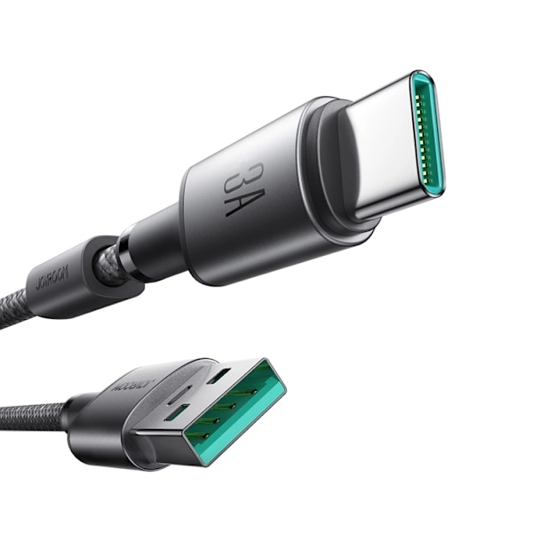 Joyroom S-A50 3A USB-A - USB-C kabel 1.2m - Grå Grå