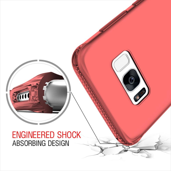 Itskins Zero -kuori Samsung Galaxy S8 Plus -puhelimelle - punainen Red
