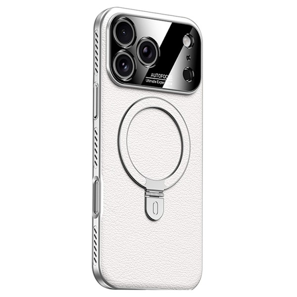 Mobilskal till iPhone 17 Pro Max MagSafe Kickstand Electroplated Cooling - Vit Vit