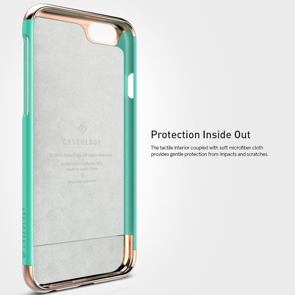 Caseology Savoy Skal till Apple iPhone 6 / 6S  (Mint - Rose Gold)