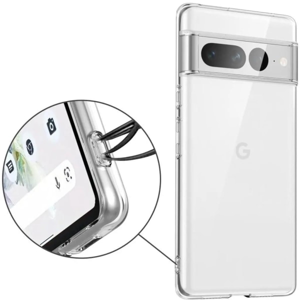 Google Pixel 7 Pro Mobilcover Stødsikker - Gennemsigtig