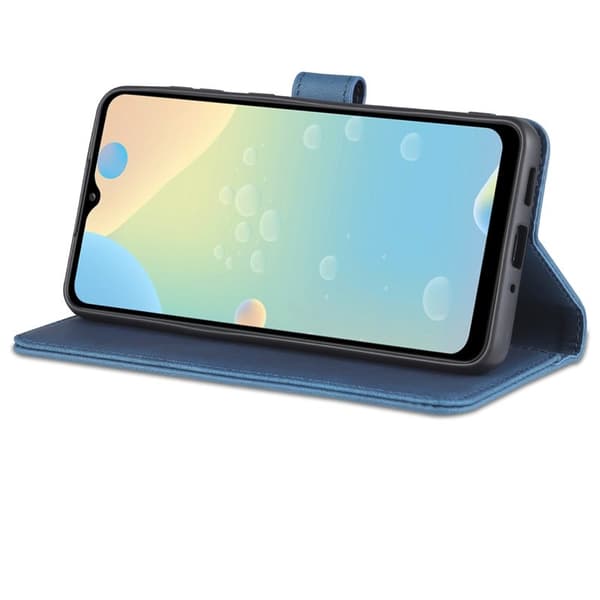 AZNS Samsung Galaxy A33 5G Plånboksfodral i Konstläder - Blå