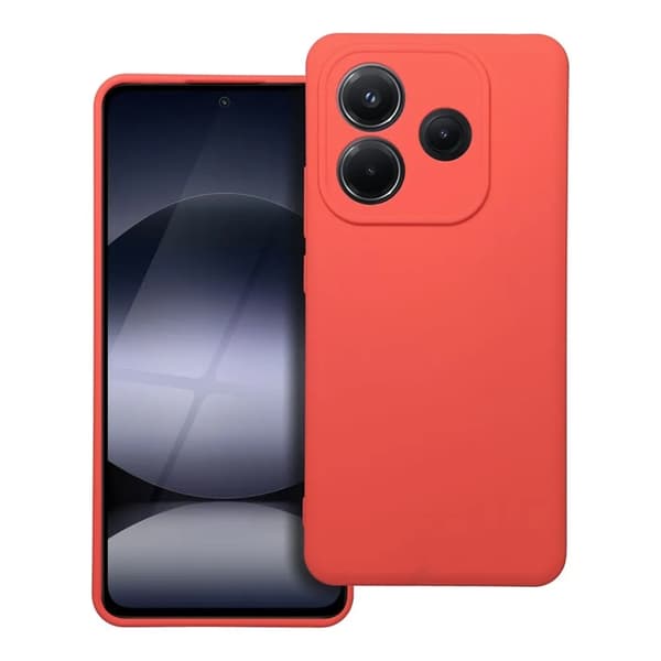 Mobilskal till Xiaomi Redmi Note 14 5G Silikon - Peach Orange