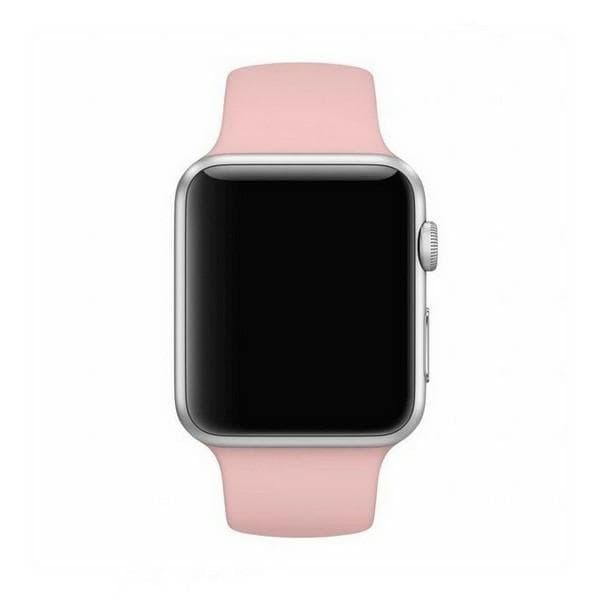 Mercury Apple Watch 4/5/6/7/SE (38/40/41mm) armbånd silikone - lyserød