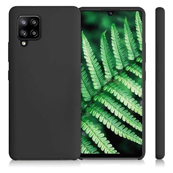 Silicone Soft Flexible Skal Galaxy A42 - Svart Svart