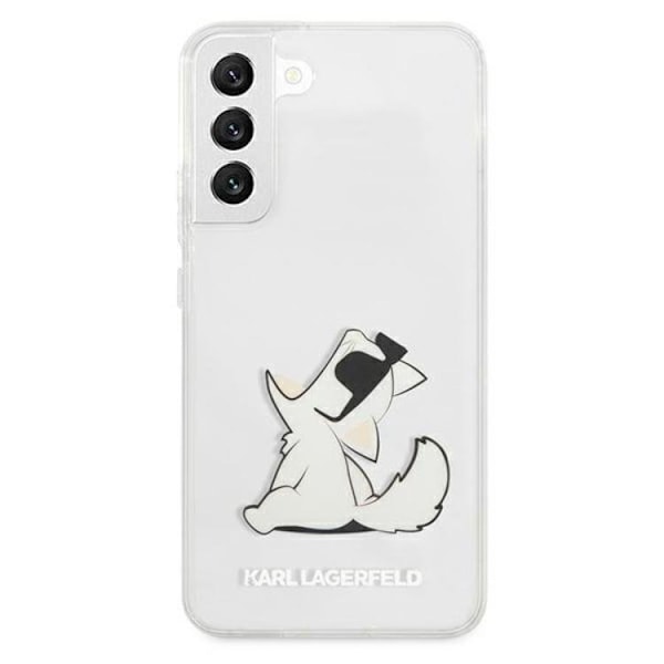 Karl Lagerfeld Choupette Eat Skal Galaxy S22 Plus - Transparent