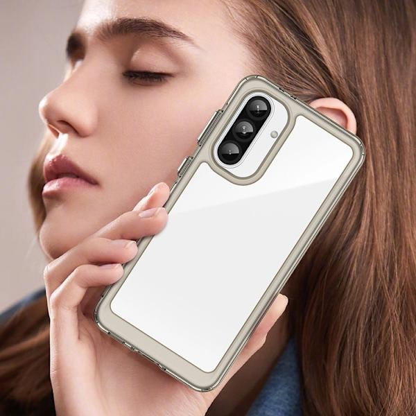 Mobilskal till Galaxy A26 Outer Space - Transparent/Svart Transparent