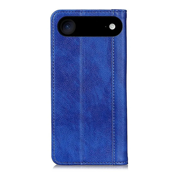iPhone Air Plånboksfodral Äkta Läder Litchi - Blå Blå