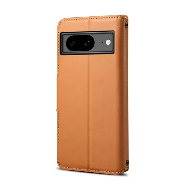 DENIOR Google Pixel 8 Plånboksfodral Konstläder Konstlädertextur - Khaki