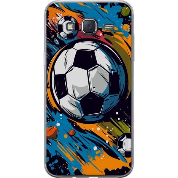 Mobilcover til Samsung Galaxy J5 med Fodbolde