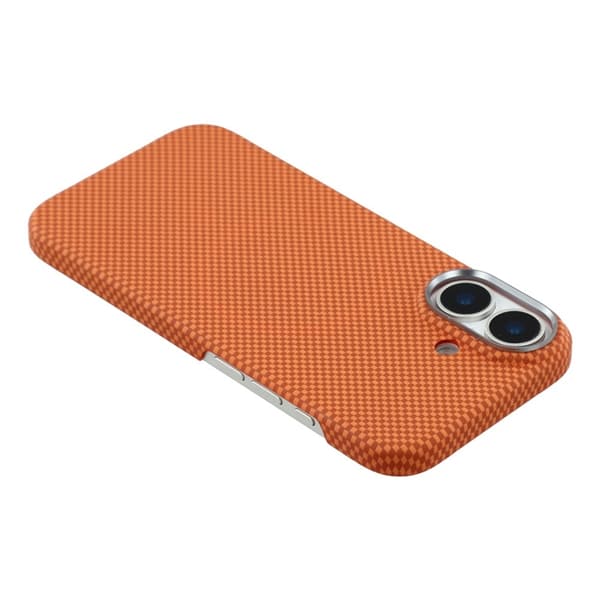 Mobilskal till iPhone 17 MagSafe Carbon Fiber - Orange