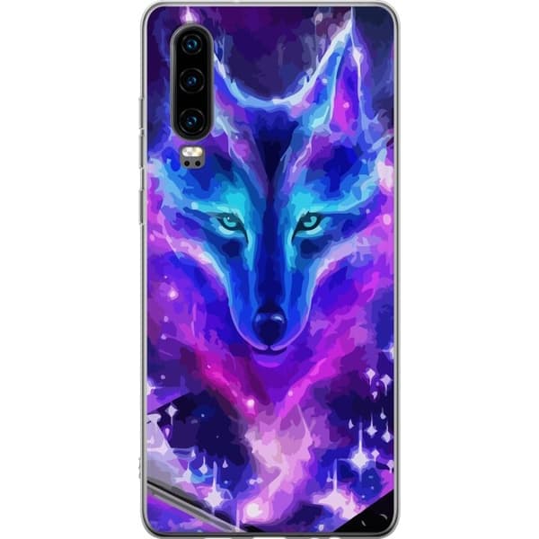 Mobilskal till Huawei P30 med Neon Varg