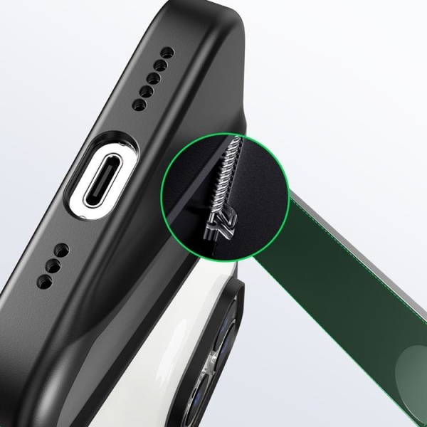 Ugreen iPhone 14 Pro Skal Kickstand - Musta