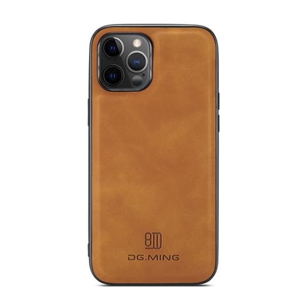 DG.MING iPhone 13 Mini Cover og pung med Kickstand - Brun Brown