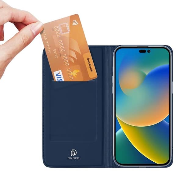 Dux Ducis iPhone 15 Pro Max/iPhone 15 Ultra Punge Etui Skin Blå