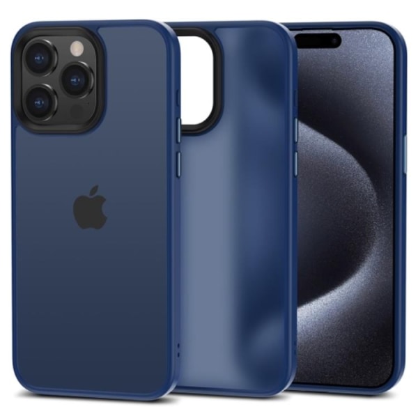 Tech-Protect iPhone 15 Pro Mobile Case Magmat - Matta Navy