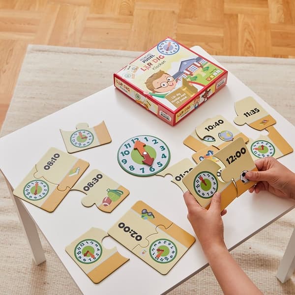 BARBO Pussel Classic Pedagog Pussel Lär Dig Klockan (SE)
