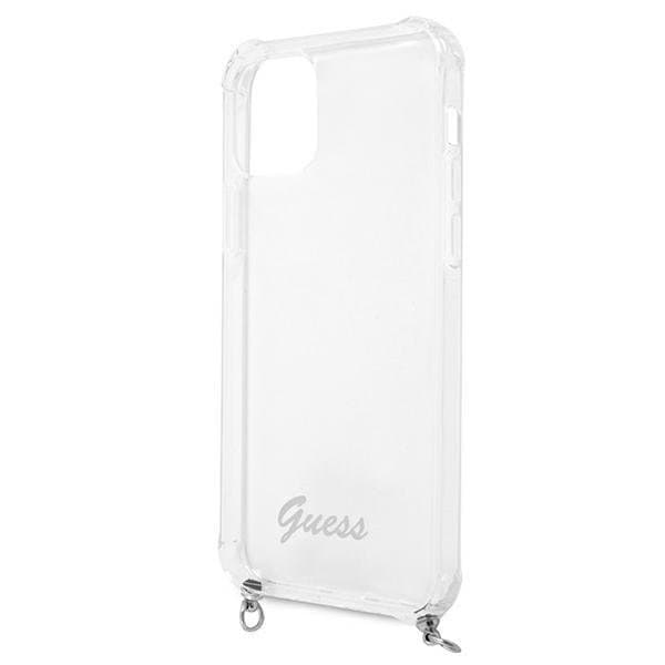 Guess Skal iPhone 12 & 12 Pro Silver Chain - Sølv Silver