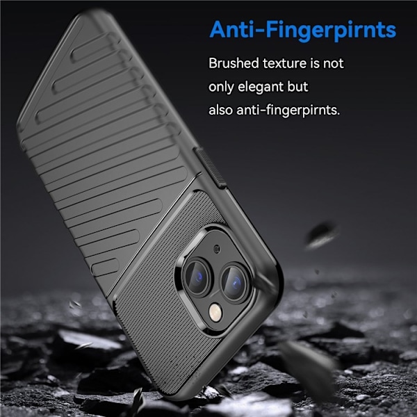 iPhone 14 Plus Skal Thunder Twill - Svart Svart