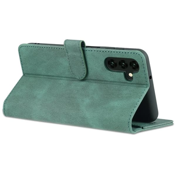 AZNS Samsung Galaxy A13 5G Plånboksfodral Konstläder - Grön